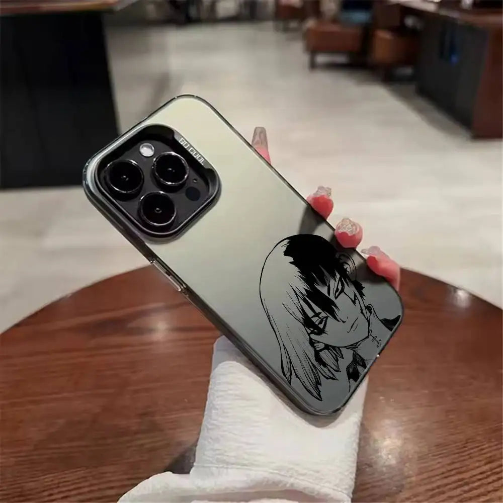 Dr Stone Anime Phone Case For iPhone 17,16,15,14,13,12,11,Mini,Pro.